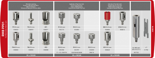 GYS Набор матриц RMB PP 01 (Mercedes) для GYSPRESS 10T PUSH-PULL